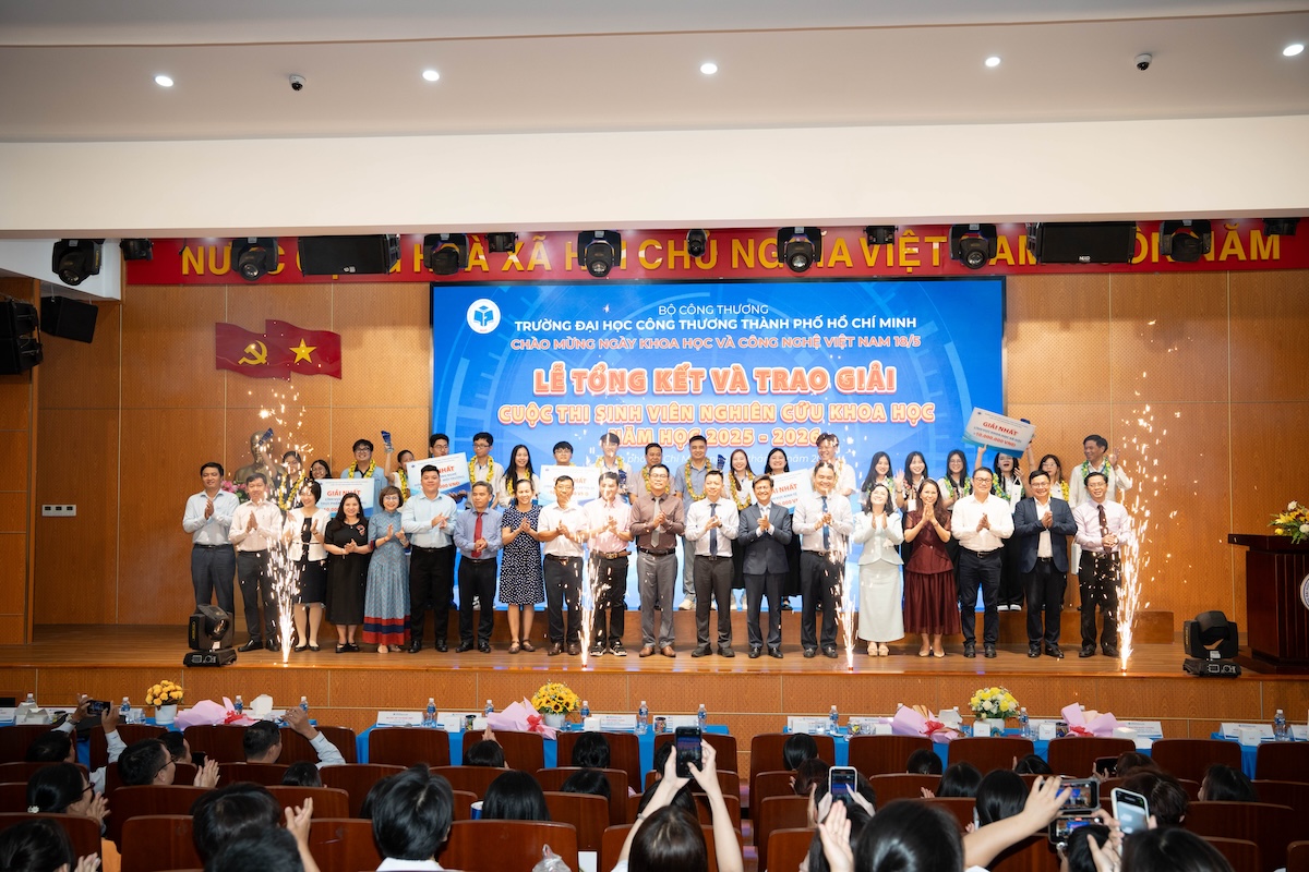 Ho Chi Minh City University of Industry and Trade Holds the Final Round of the Student Scientific Research Contest for the 2025–2026 Academic Year