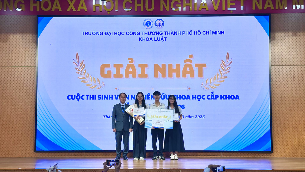 Kết Quả Vòng Chung Kết Cuộc Thi Sinh Viên Nghiên Cứu Khoa Học Cấp Khoa Năm Học 2025 - 2026