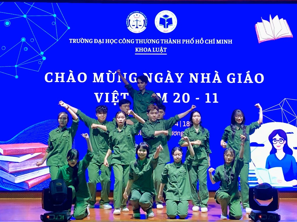 “Hội diễn văn nghệ sinh viên Khoa Luật HUIT” chào mừng ngày nhà giáo Việt Nam 20/11/2024