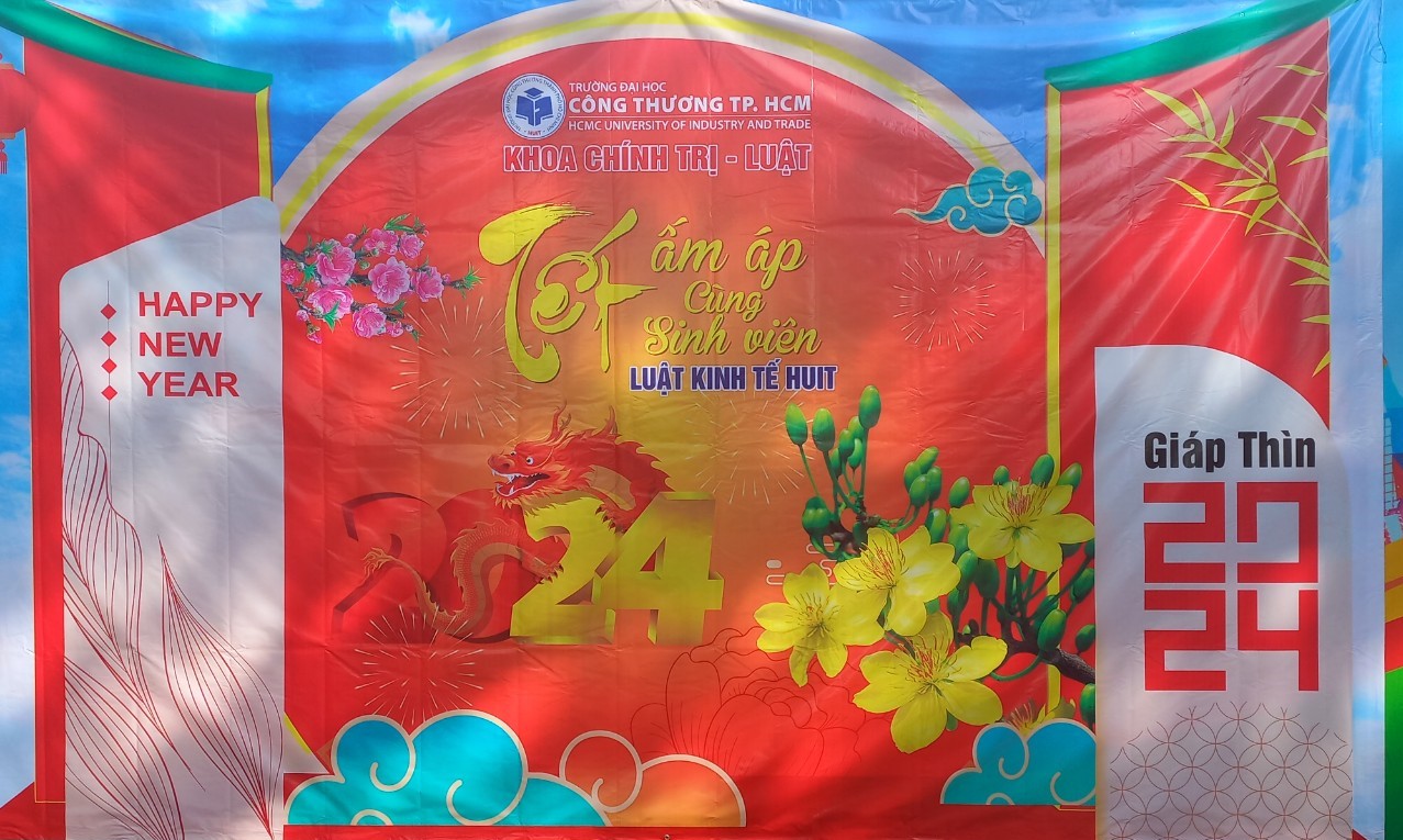 Chương trình “Tết ấm áp cùng Sinh viên Luật Kinh tế HUIT 2024”