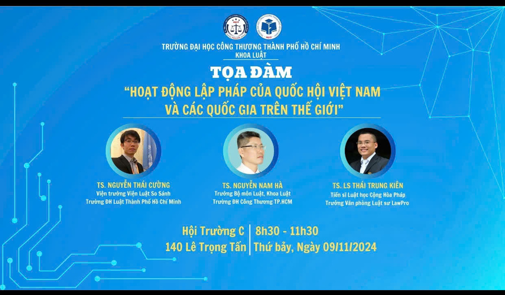 Tọa đàm "Hoạt động lập pháp của Quốc hội Việt Nam và các quốc gia trên thế giới" 