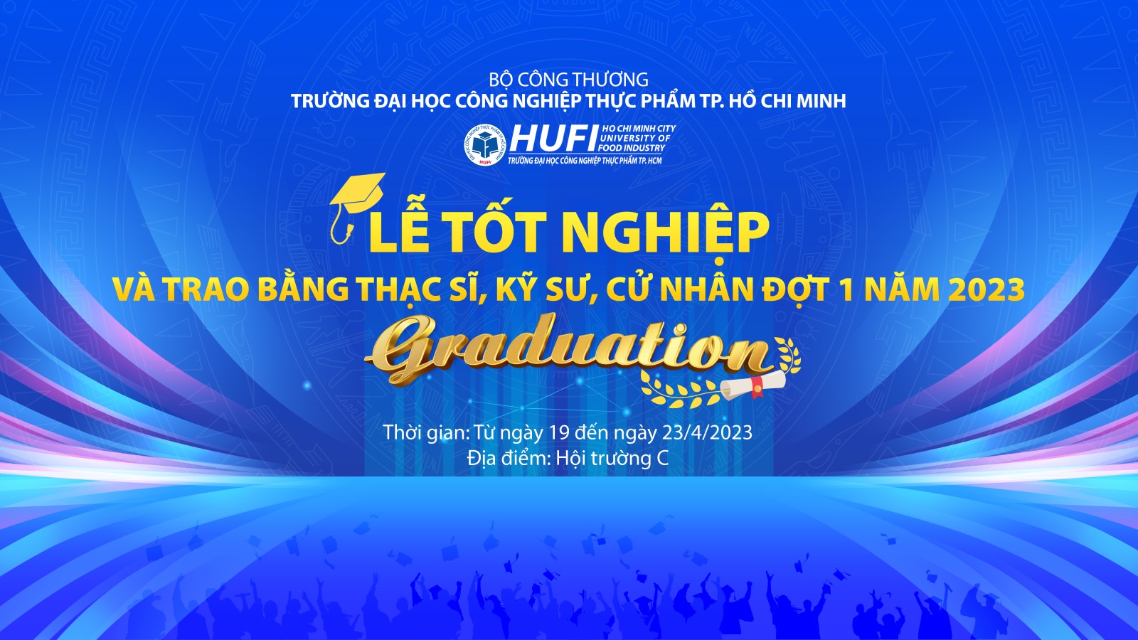 Quy trình tổ chức và nhận bằng tốt nghiệp đợt 1 năm 2023 Khoa Chính trị - Luật