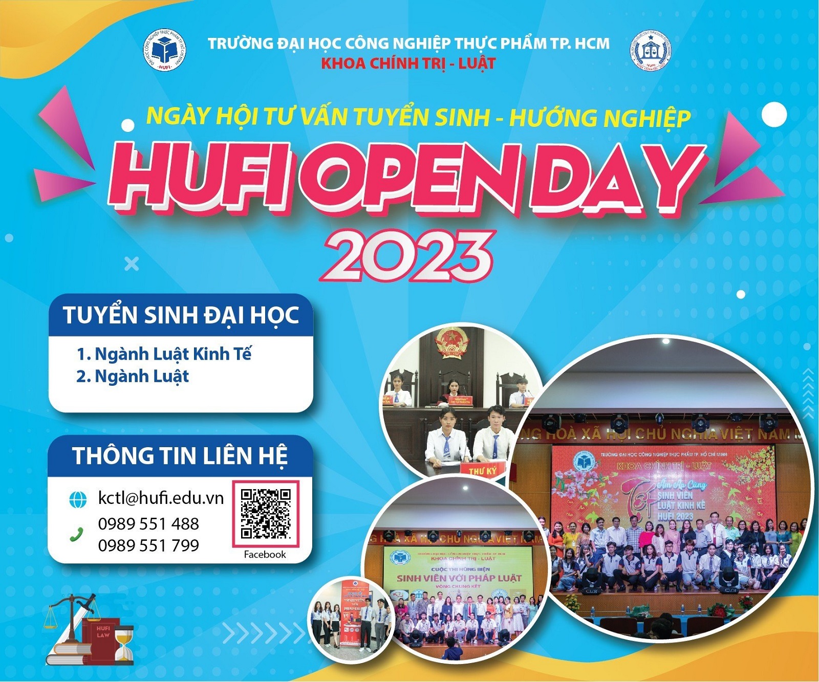 Tổ chức ngày hội tư vấn tuyển sinh lần 1 năm 2023 Khoa Chính trị Luật