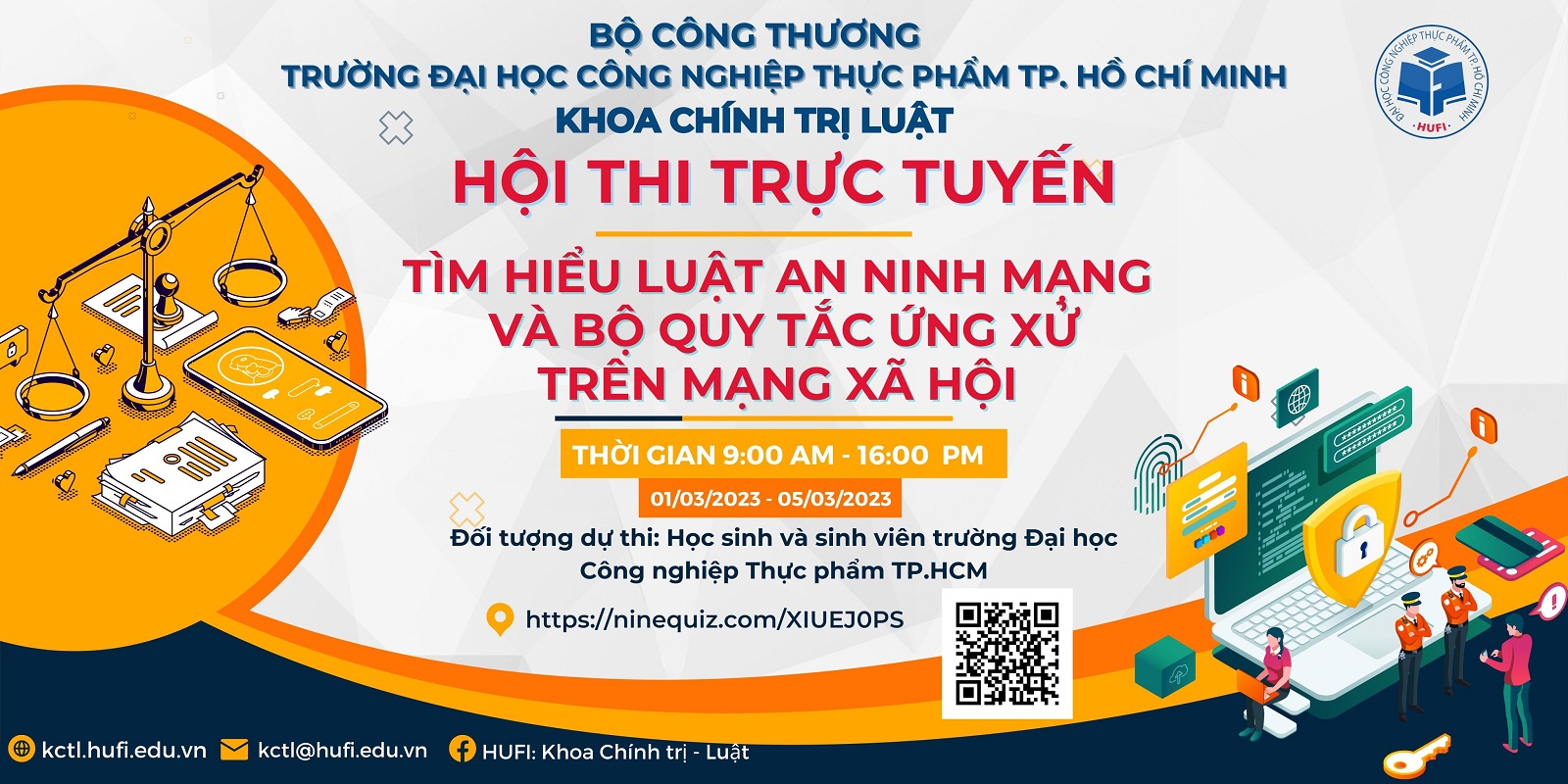 Kế hoạch Tổ chức hội thi trực tuyến “Tìm hiểu Luật An ninh mạng và Bộ quy tắc  ứng xử trên mạng xã hội ”